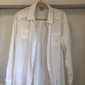 Lucky brand button down tunic